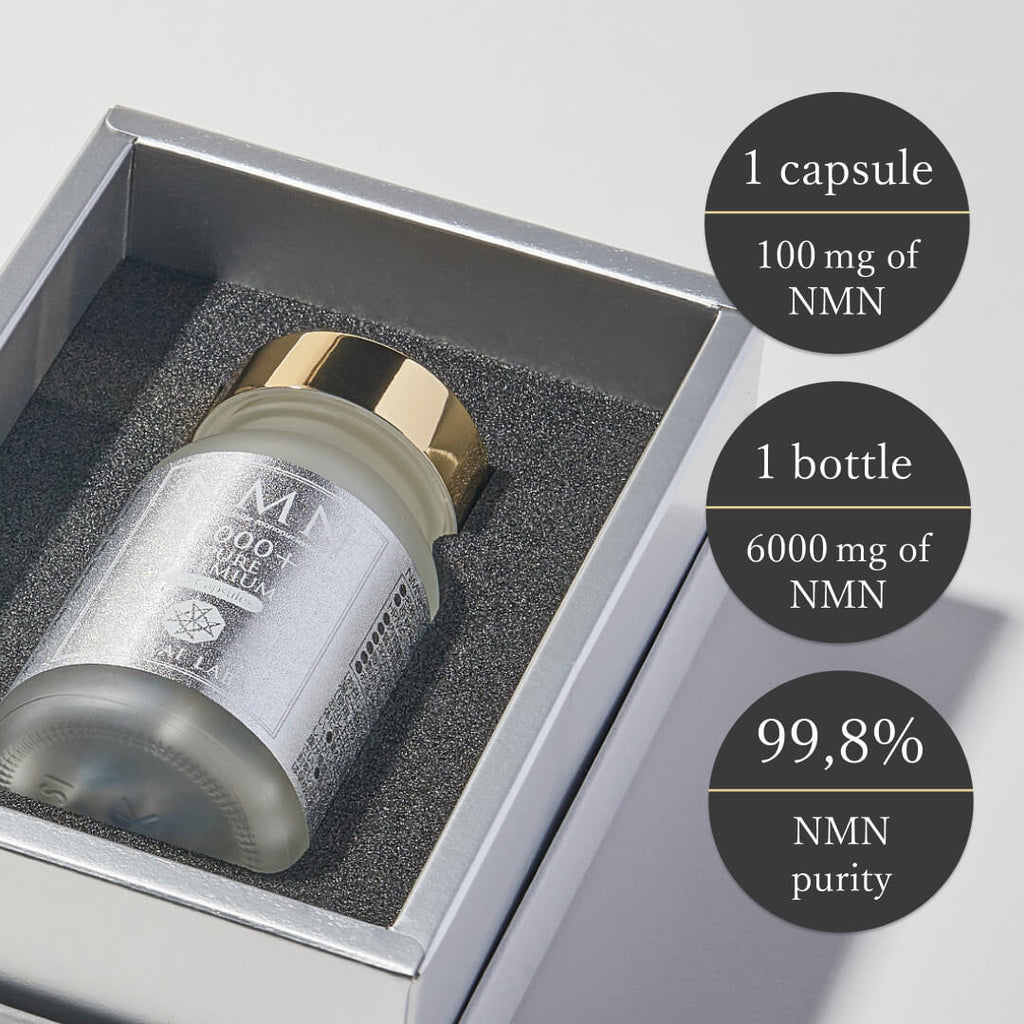 【30％OFF】NMN 6000 Pure Premium Plus (60 capsules)BEST-BEFORE DATE: END APRIL 2024.